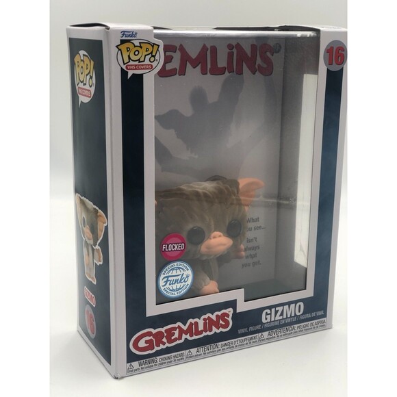 Funko POP! VHS Cover: Gremlins Gizmo Flocked # 16 Walmart Exclusive - Picture 3 of 8